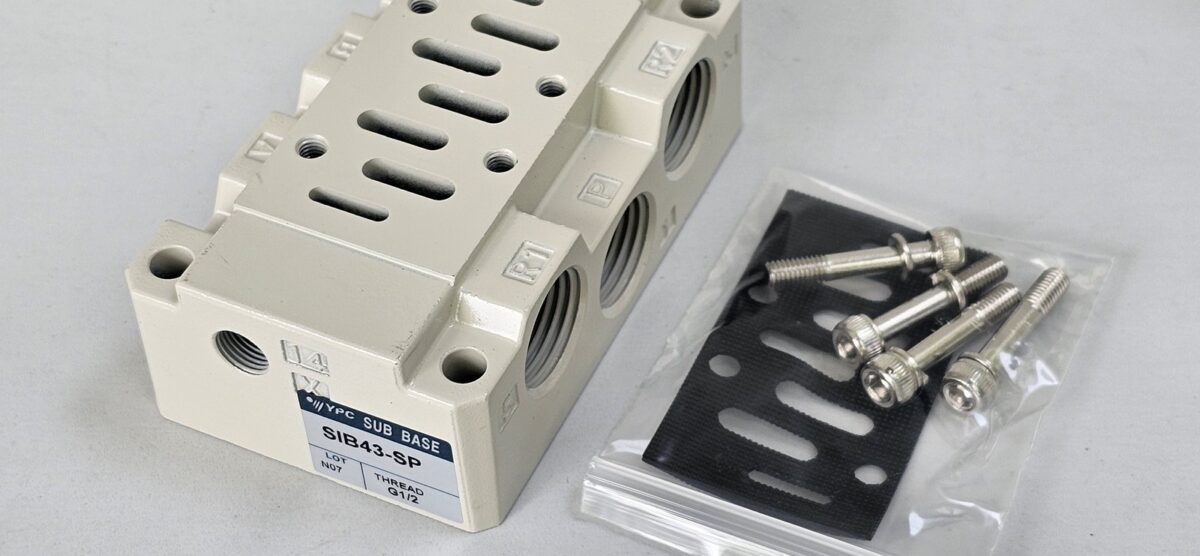 ส่ง SIB43-SP(1/2)-N VALVE BASE 1/2″ , “YPC”