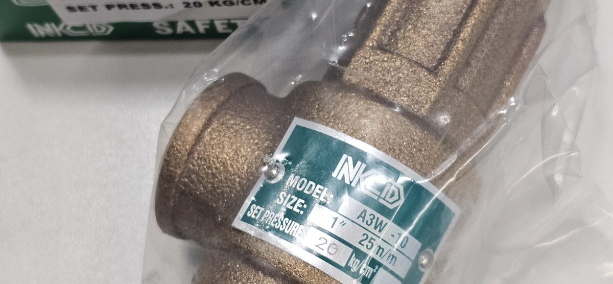 ส่ง A3W-10-20 SAFETY RELIEF VALVE 1″ , 20Kgf/cm2 ,ไม่มีด้าม , “NCD”