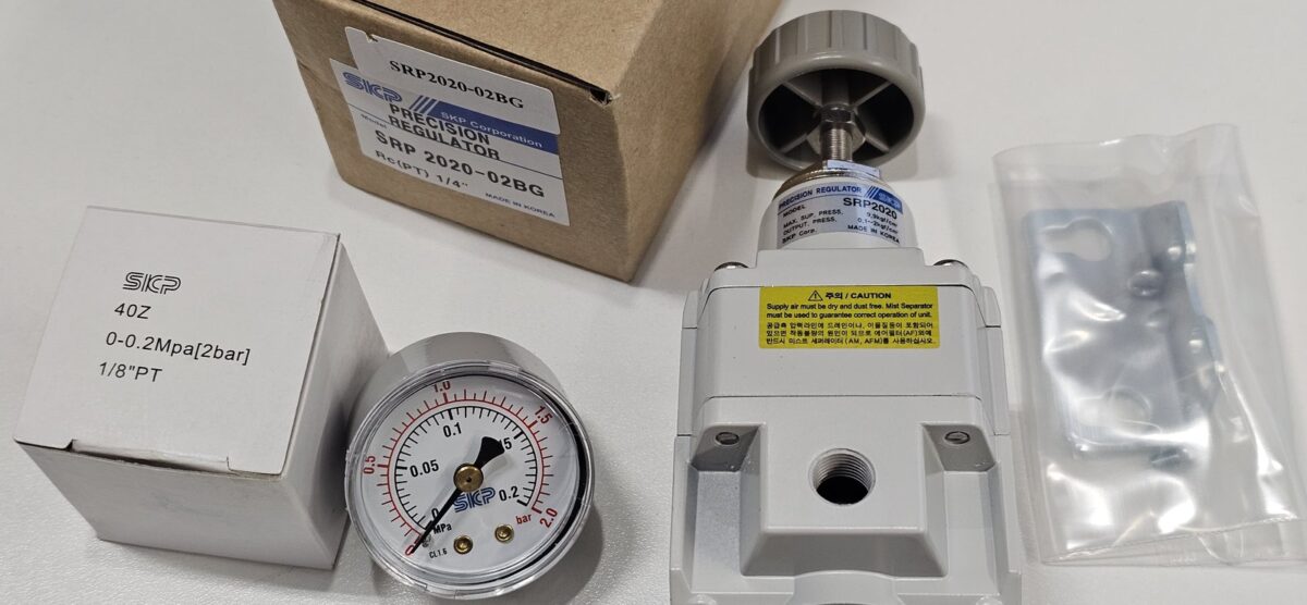 ส่ง SRP2020-02BG PRECISION REGULATOR 1/4″ , SKP