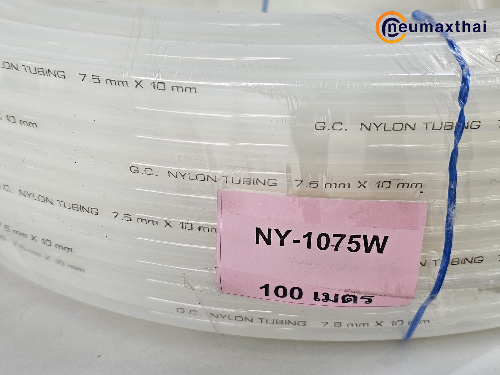 NY-1075W NYLON TUBE 10X7.5, WHITE , “GC”