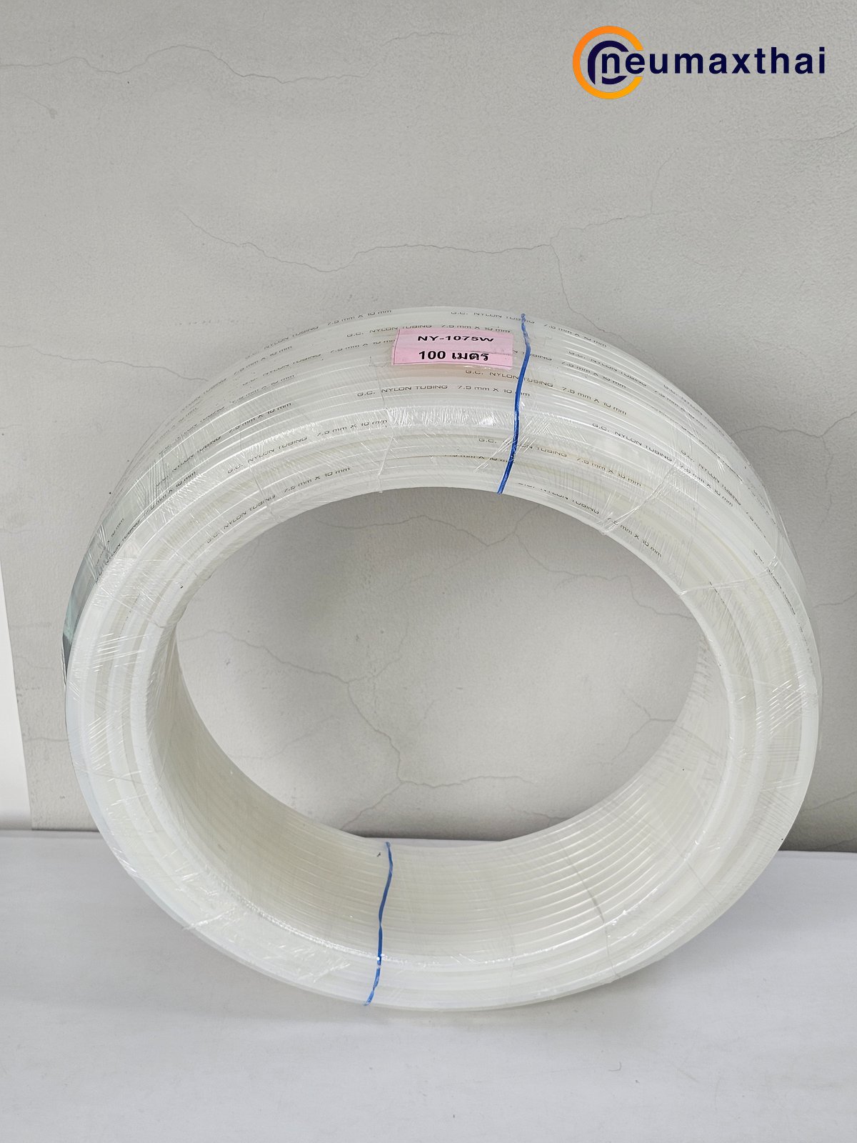 NY-1075W NYLON TUBE 10X7.5, WHITE , “GC”
