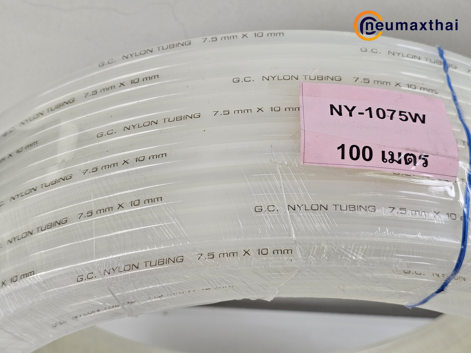 NY-1075W NYLON TUBE 10X7.5, WHITE , “GC”