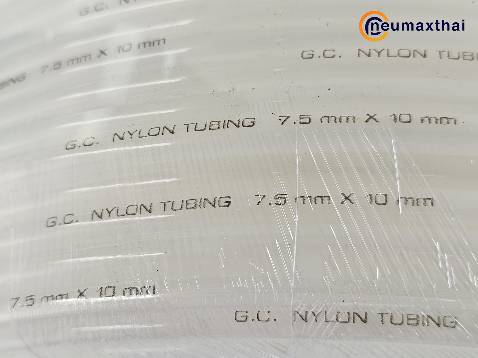 NY-1075W NYLON TUBE 10X7.5, WHITE , “GC”