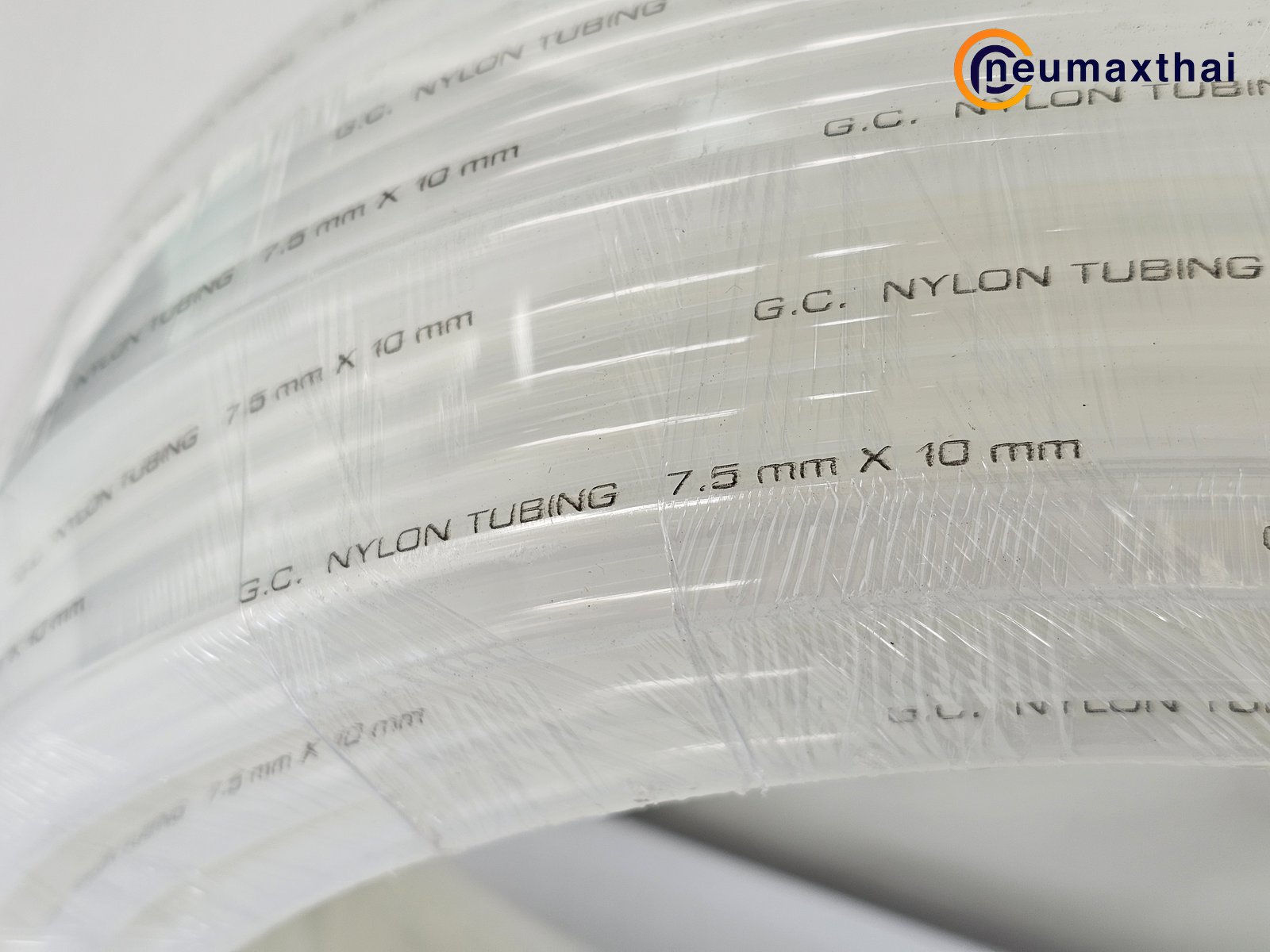 NY-1075W NYLON TUBE 10X7.5, WHITE , “GC”