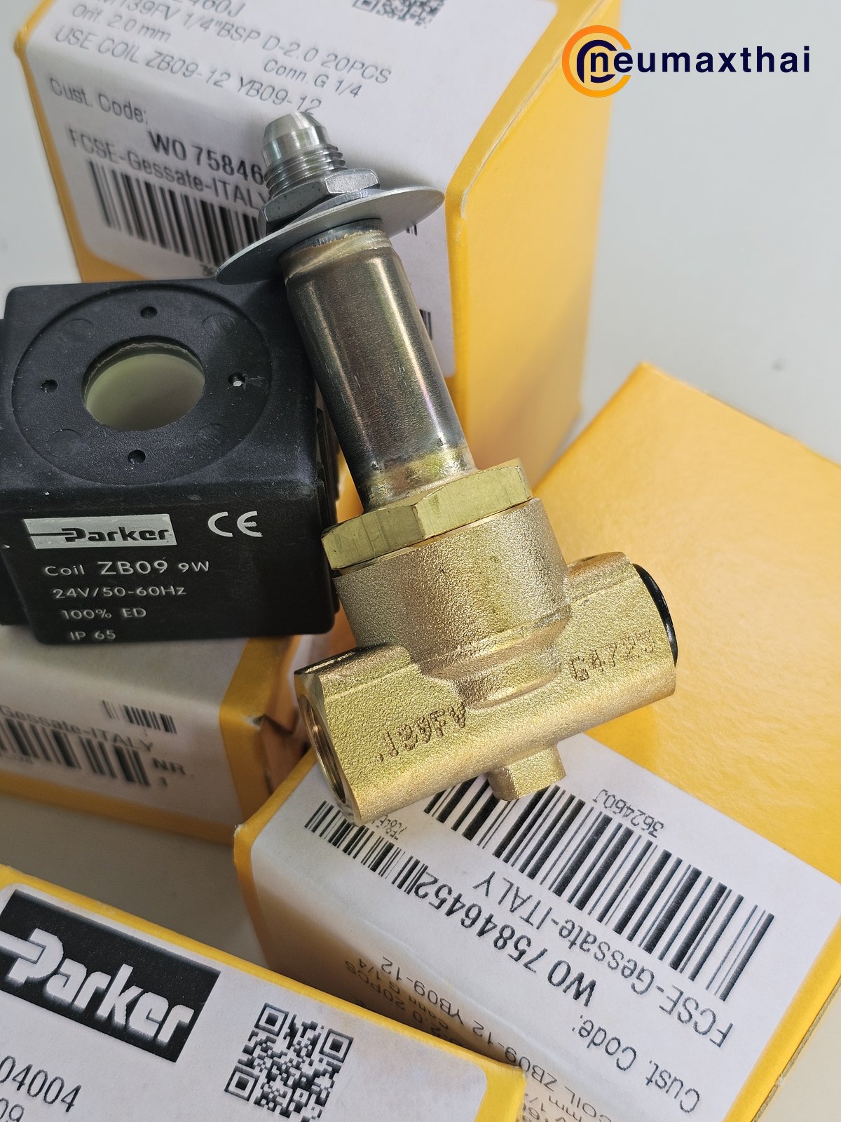 P-VE139FV-4 3/2 SOLENOID VALVE 1/4" AC24V , "PARKER"
