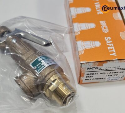 ส่ง A3WL-06-10-9BAR SAFETY VALVE 3/4″ ,SET 9BAR, มีด้าม ,”NCD”