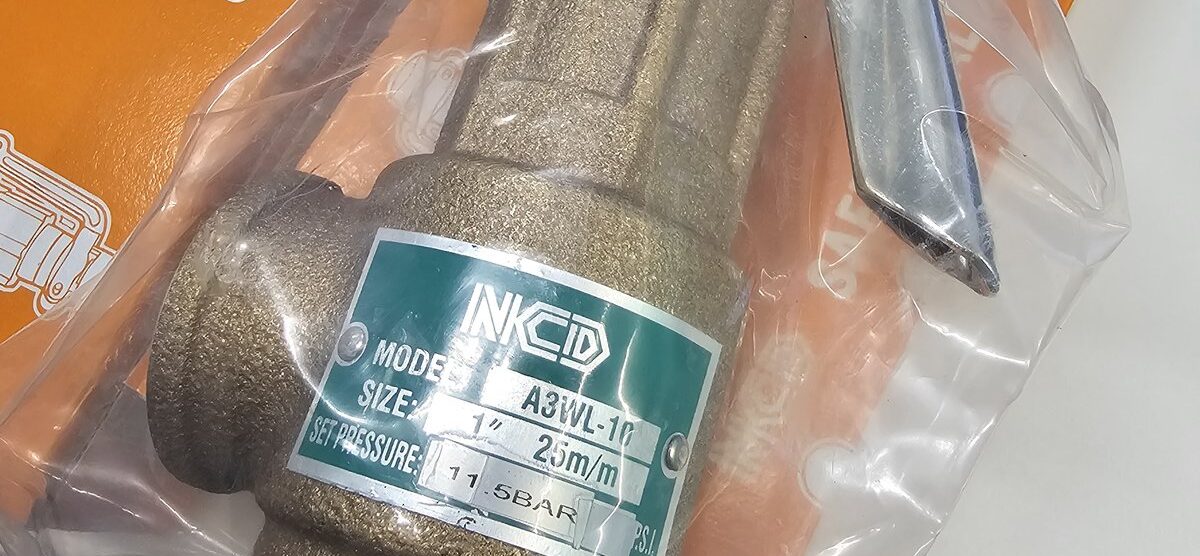 ส่ง A3WL-10-10-11.5BAR SAFETY RELIEF VALVE 1″ ,SET 11.5 BAR , มีด้าม , “NCD”