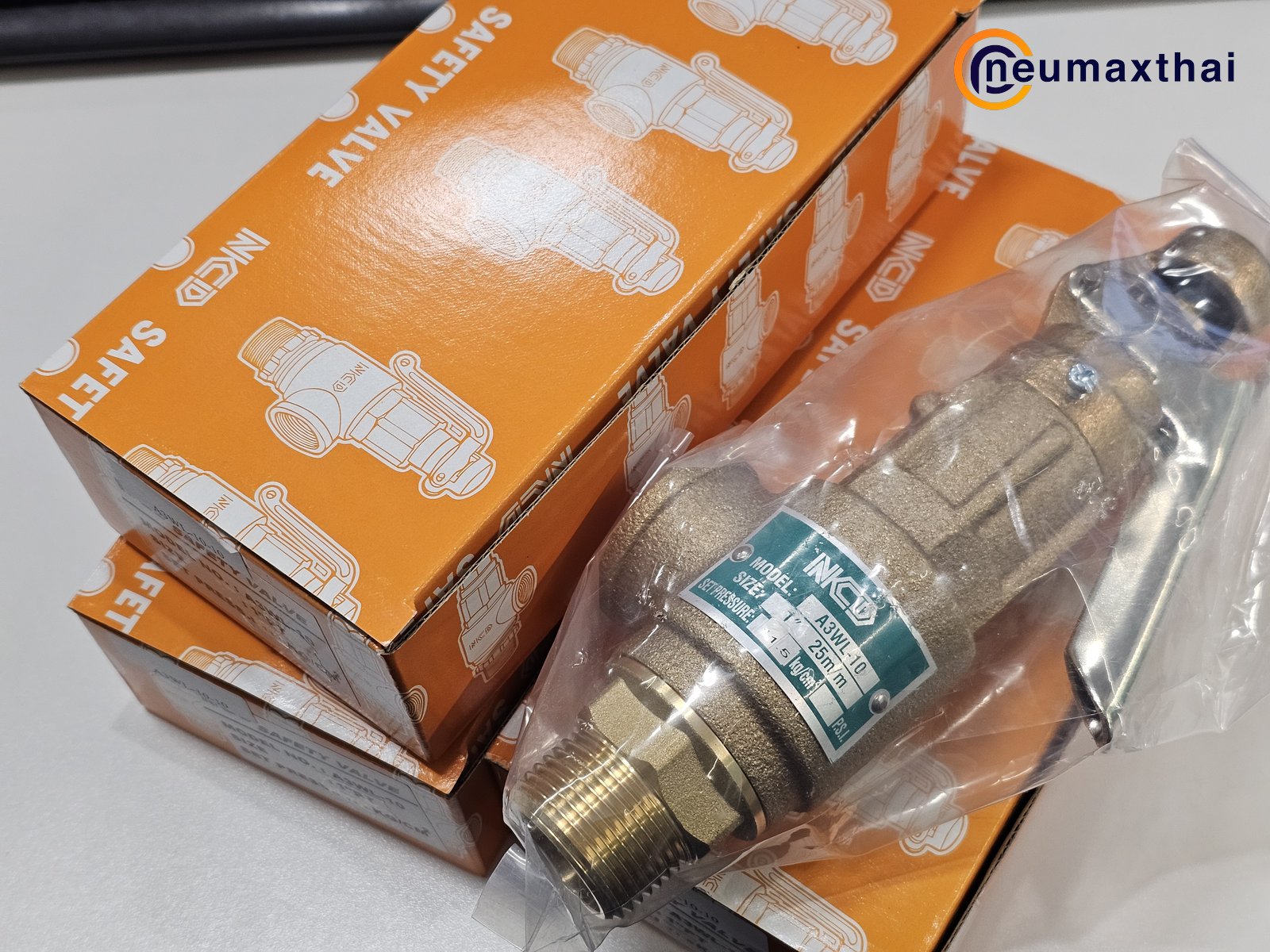 A3WL-10-10-11.5KG SAFETY RELIEF VALVE 1" ,SET 11.5 Kgf/cm2 , มีด้าม , "NCD"