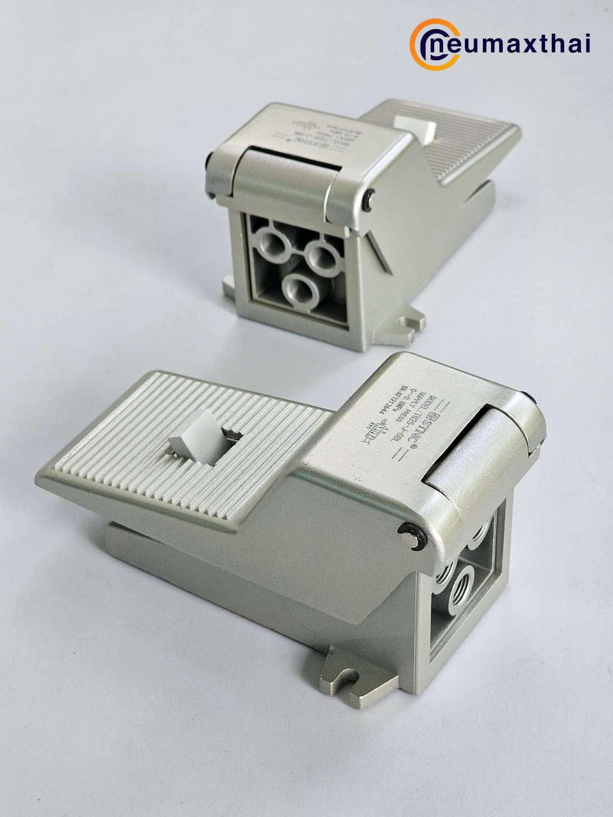 TG25-J-08L 5/2 FOOT VALVE 1/4" , WITH LOCK , "STNC"