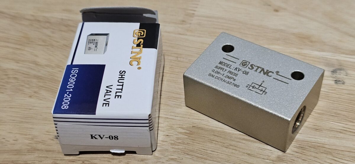 ส่ง KV-08 SHUTTLE VALVE 1/4″ , “STNC”