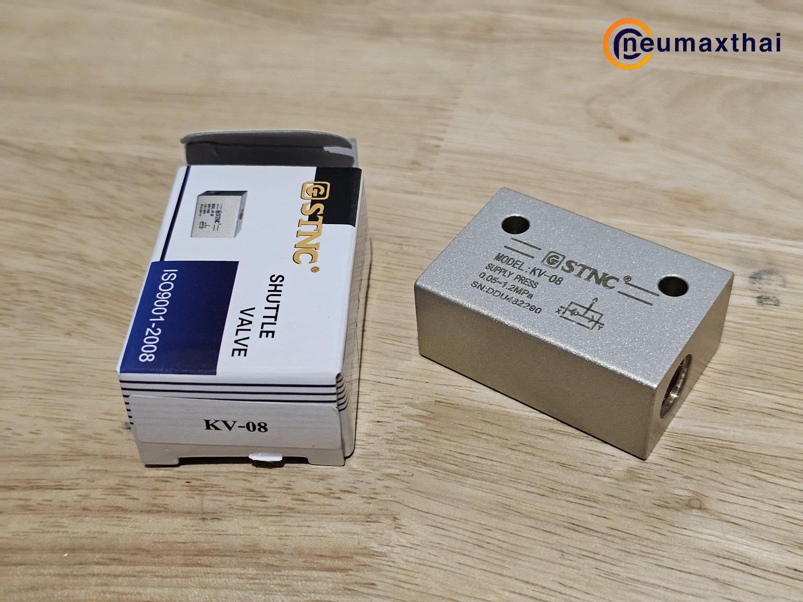 KV-08 SHUTTLE VALVE 1/4" , "STNC"