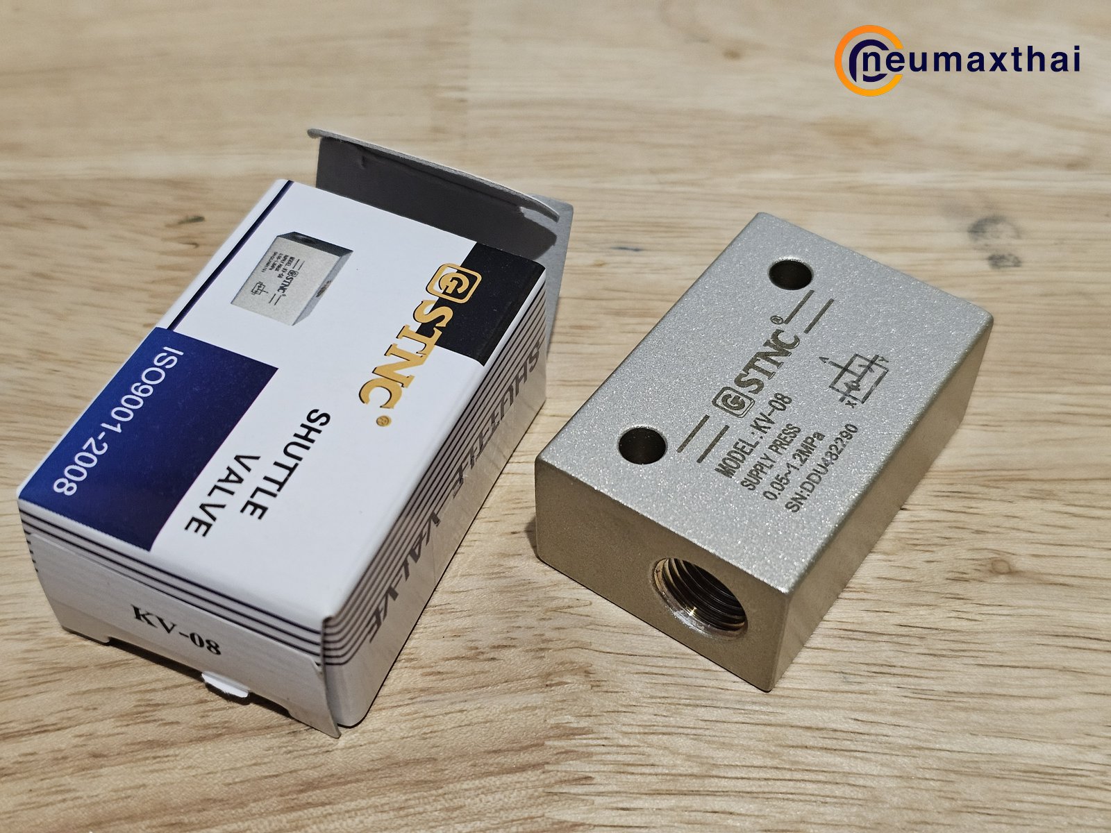 KV-08 SHUTTLE VALVE 1/4" , "STNC"