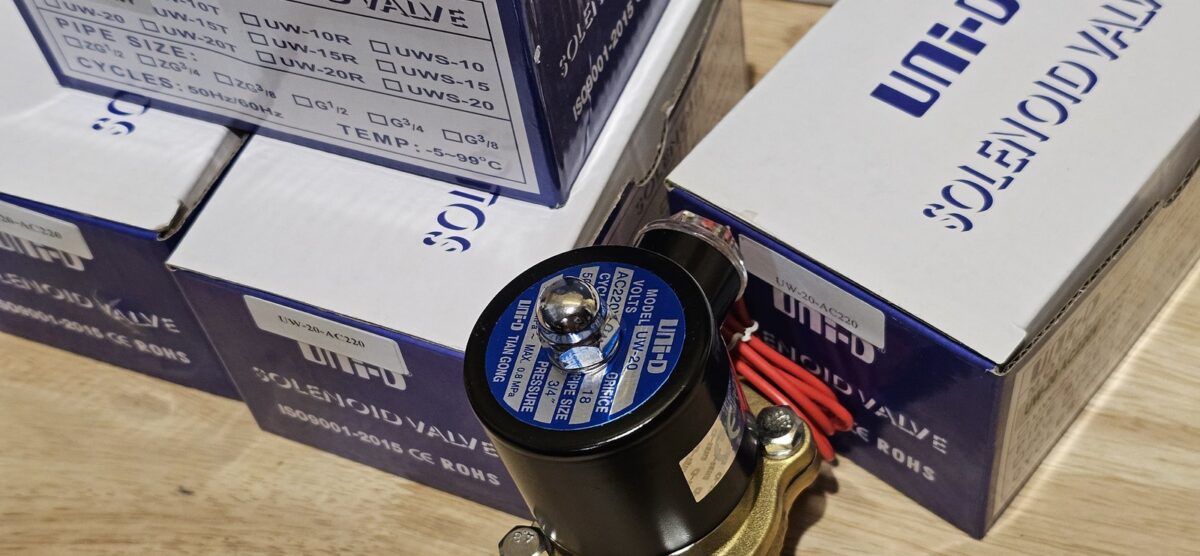ส่ง UW-20-AC220 2/2 SOLENOID VALVE 3/4″ , AC220 , “UNI-D”