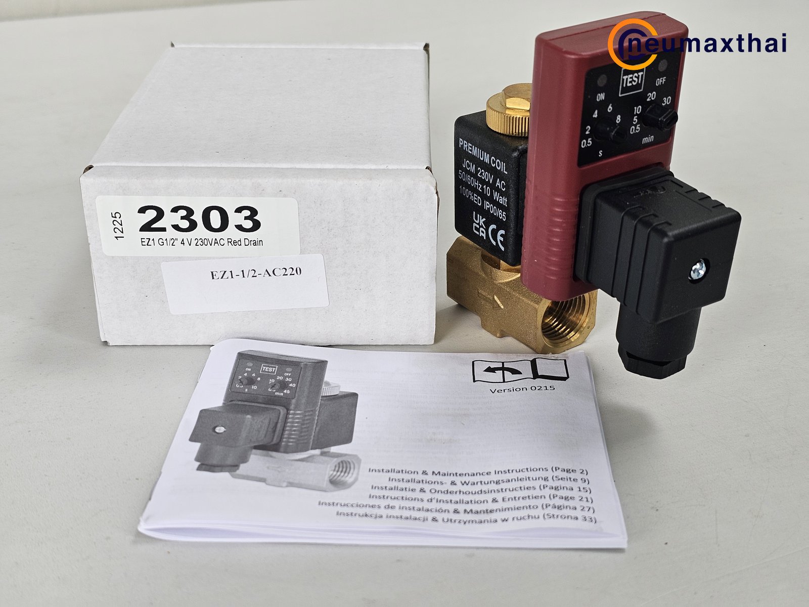 EZ1-1/2-AC220 TIMER DRAIN 1/2" , 220VAC "JORC"