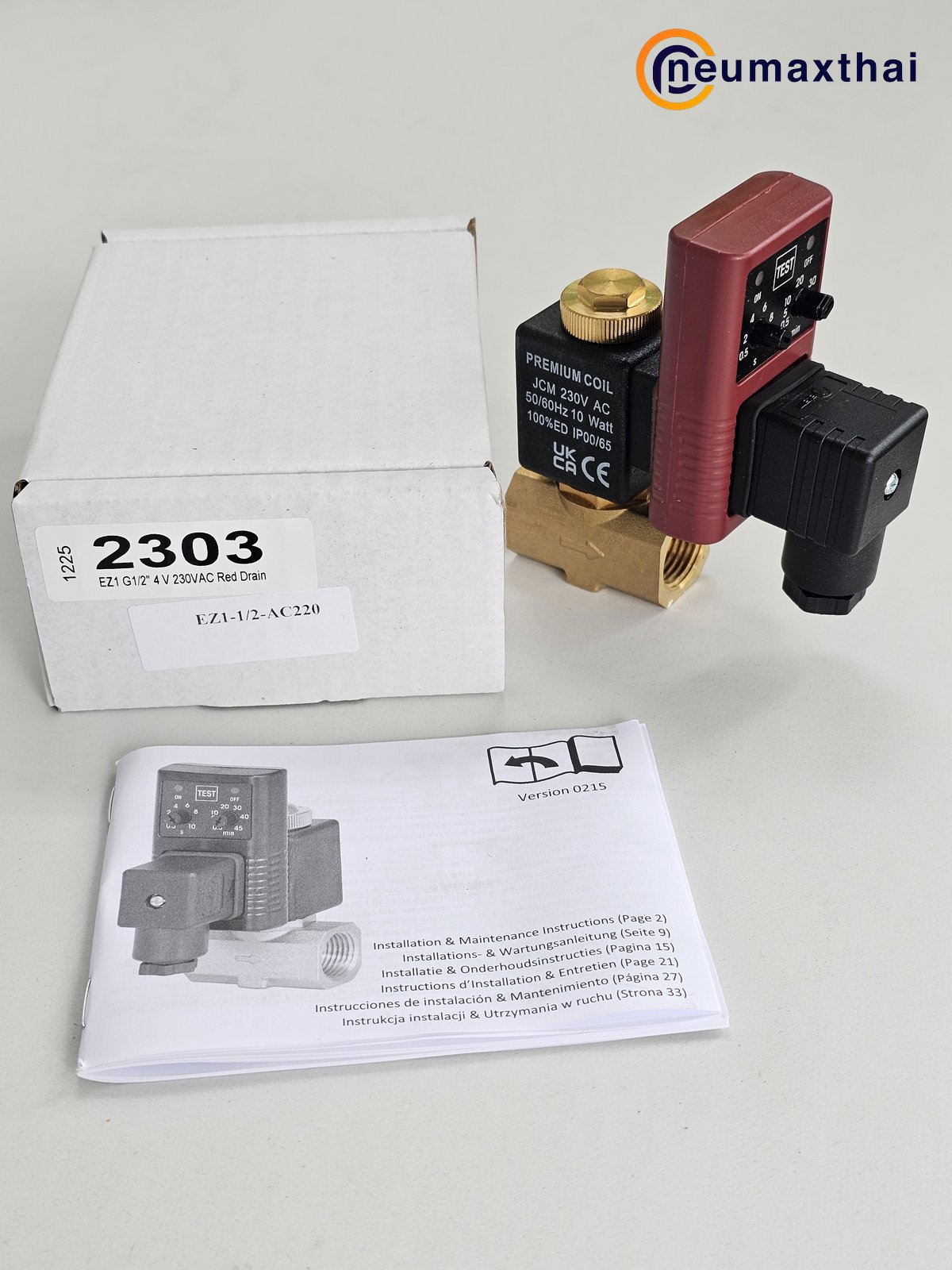 EZ1-1/2-AC220 TIMER DRAIN 1/2" , 220VAC "JORC"