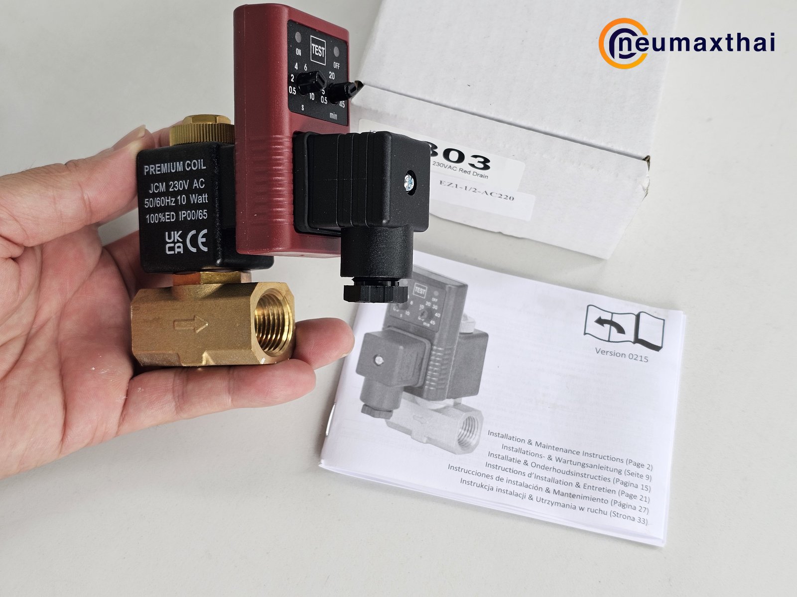 EZ1-1/2-AC220 TIMER DRAIN 1/2" , 220VAC "JORC"