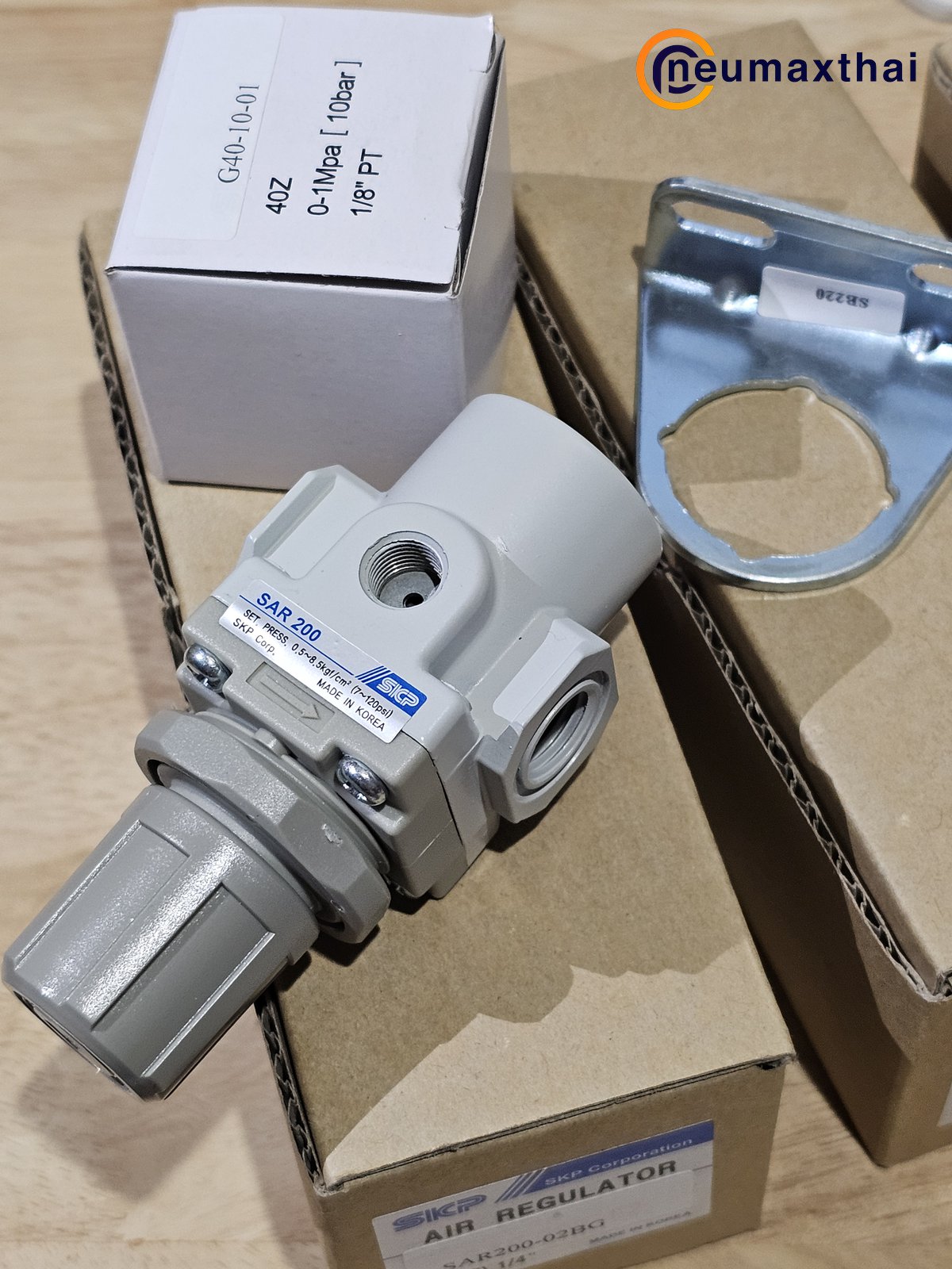 SAR200-02BG AIR REGULATOR 1/4" , "SKP"