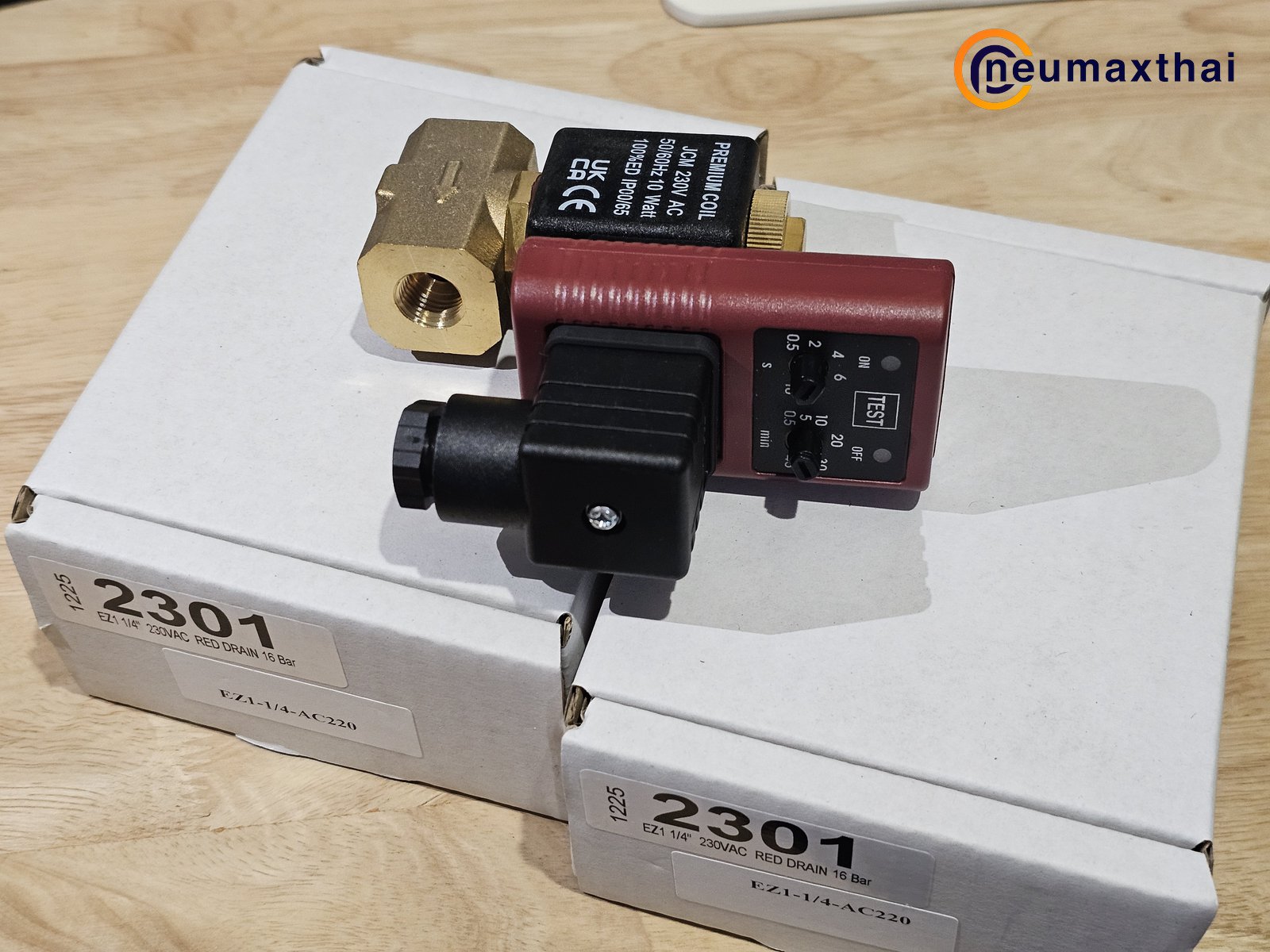 EZ1-1/4-AC220 TIMER DRAIN (RED) 1/4" , 220VAC "JORC"