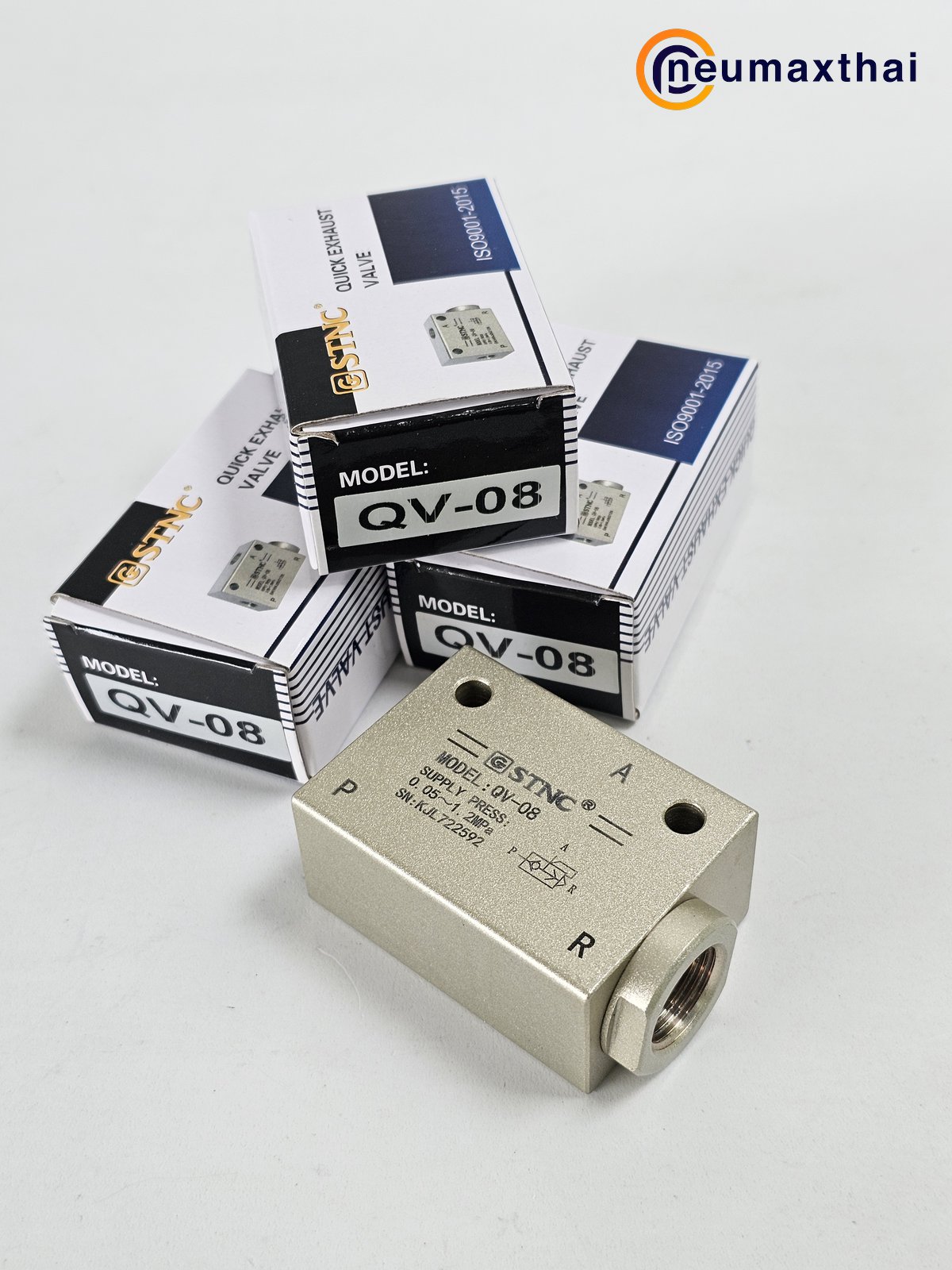 QV-08 QUICK EXHAUST VALVE 1/4" , "STNC"