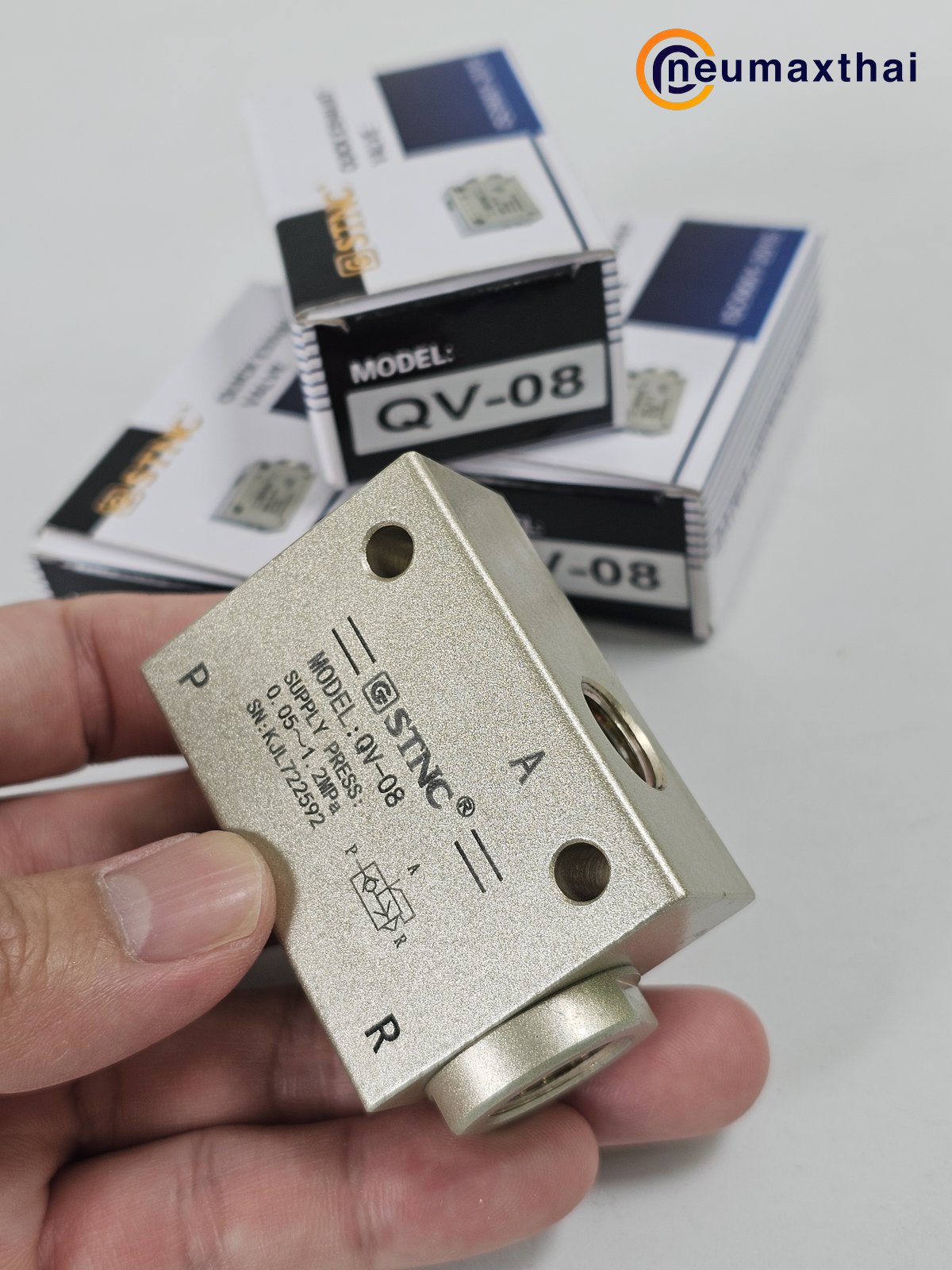 QV-08 QUICK EXHAUST VALVE 1/4" , "STNC"