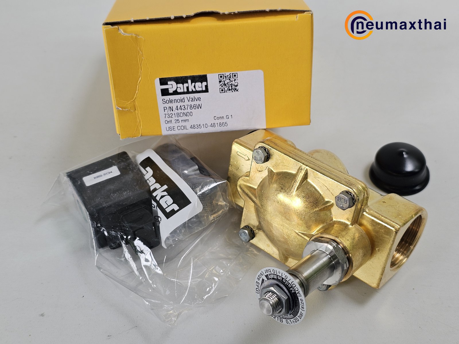 P-VE7321BDN00-5 2/2 SOLENOID VALVE 1" , TYPE : NC ,DC24 "PARKER"