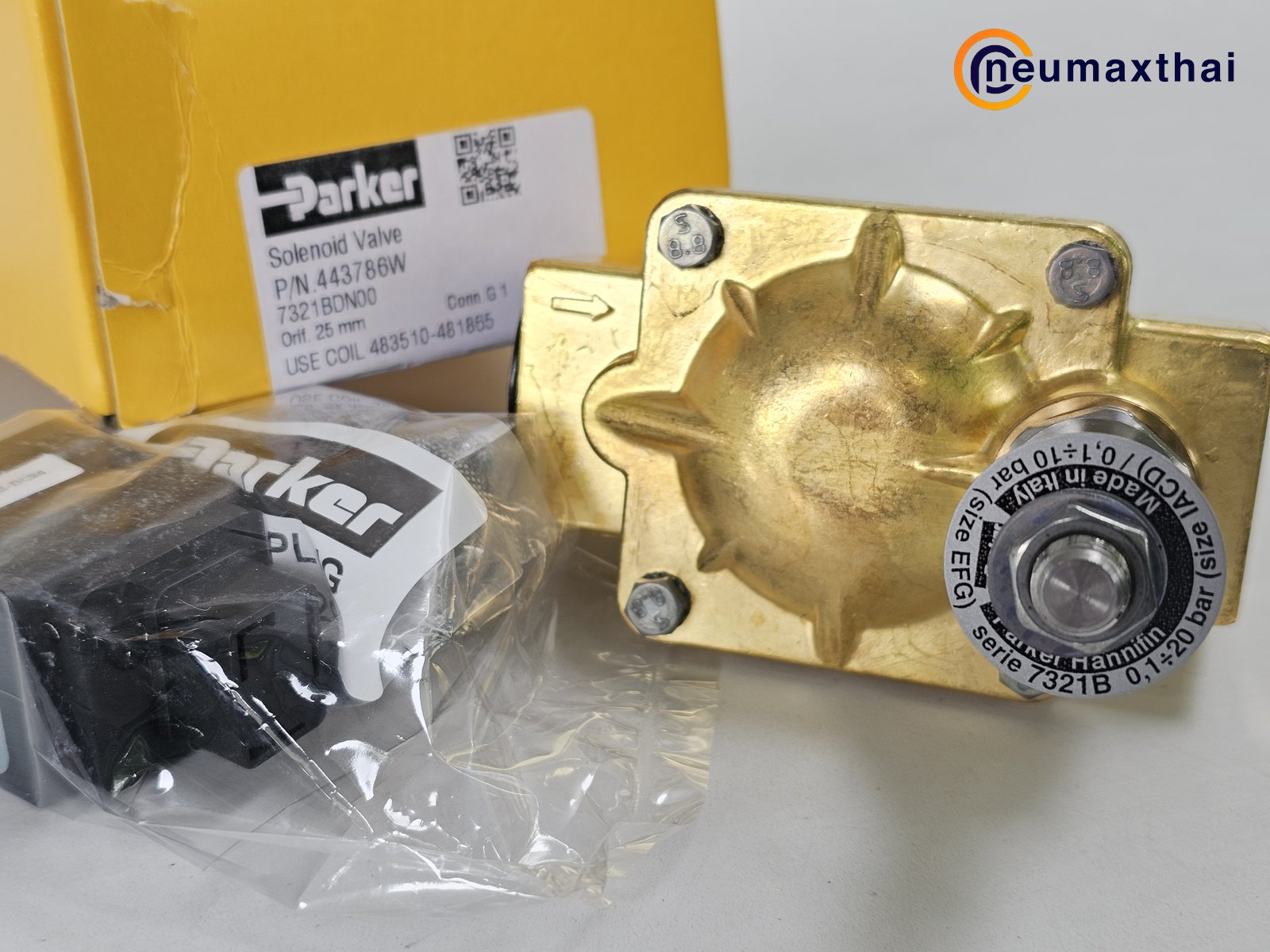 P-VE7321BDN00-5 2/2 SOLENOID VALVE 1" , TYPE : NC ,DC24 "PARKER"
