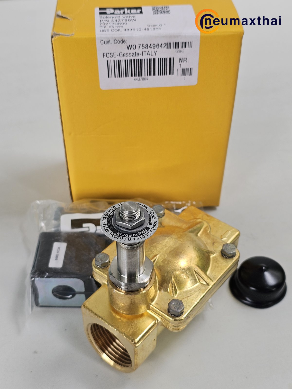 P-VE7321BDN00-5 2/2 SOLENOID VALVE 1" , TYPE : NC ,DC24 "PARKER"