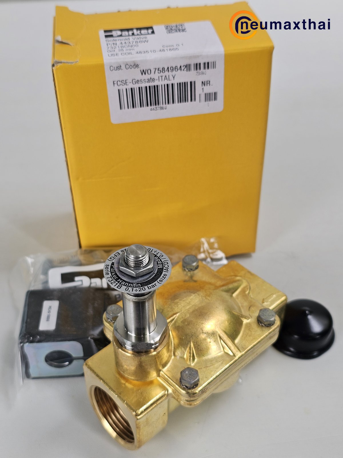P-VE7321BDN00-5 2/2 SOLENOID VALVE 1" , TYPE : NC ,DC24 "PARKER"