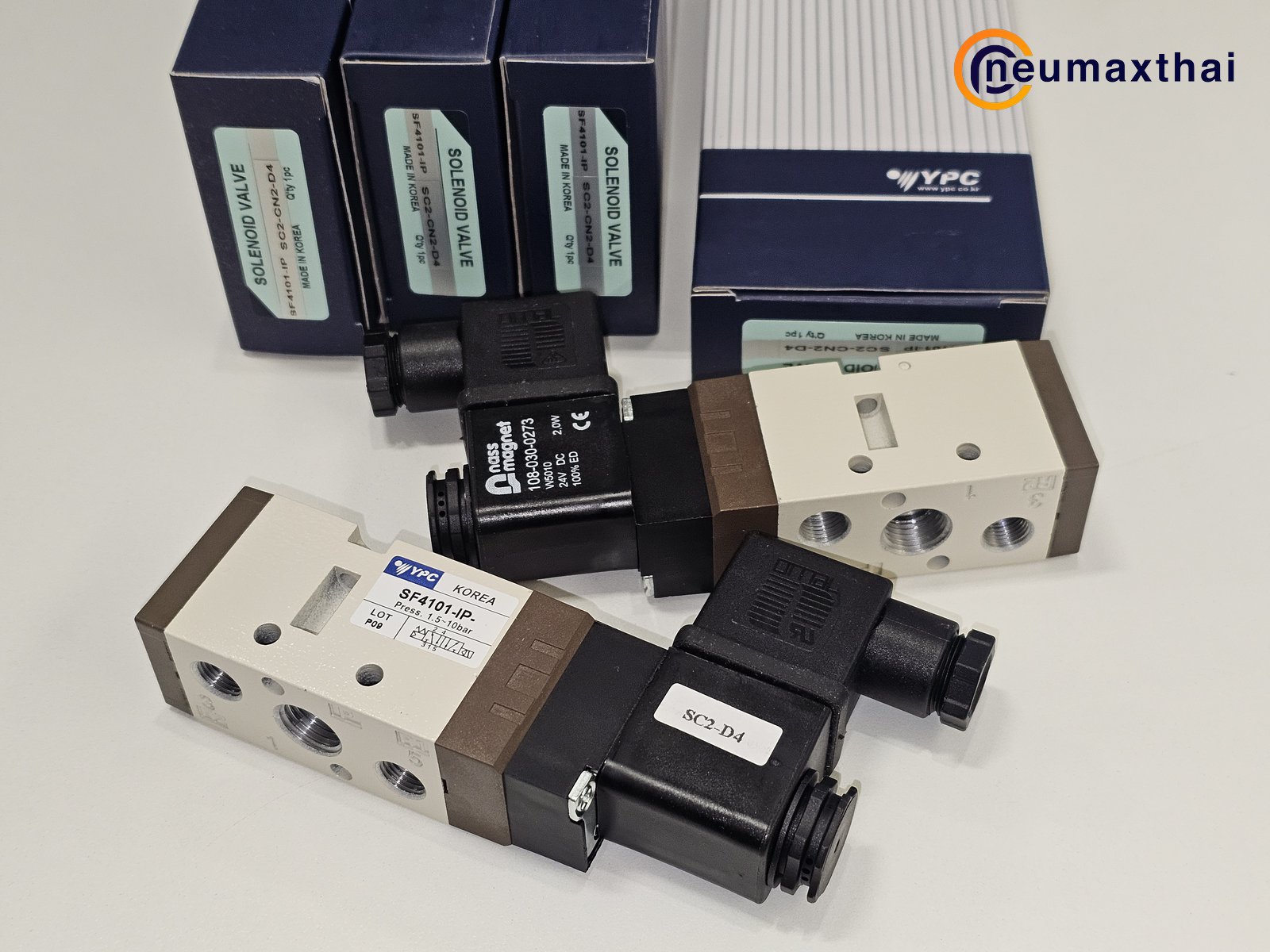 SF4101-IP-SC2-CN2-D4 5/2 SOLENOID VALVE 1/4" ,24VDC,  "YPC"
