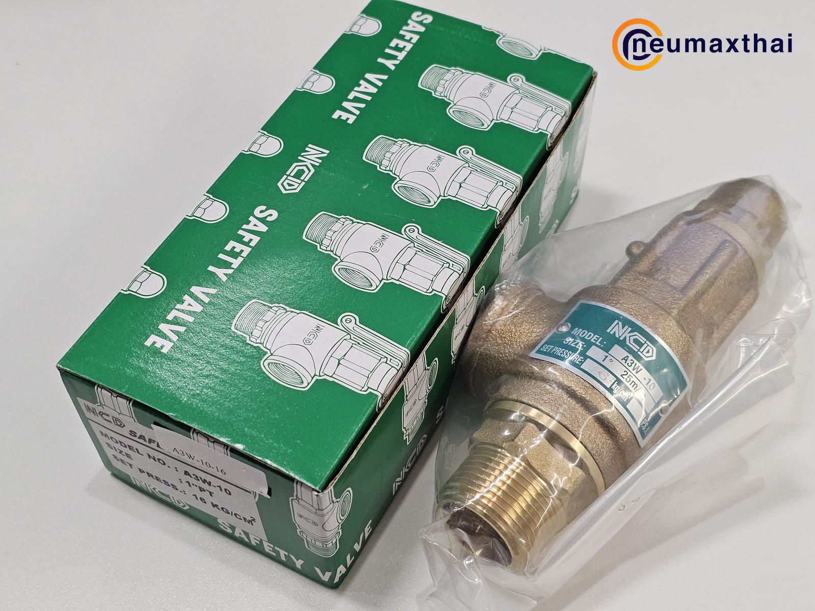 A3W-10-16 SAFETY RELIEF VALVE 1", 16Kgf/cm2 , ไม่มีด้าม , "NCD"