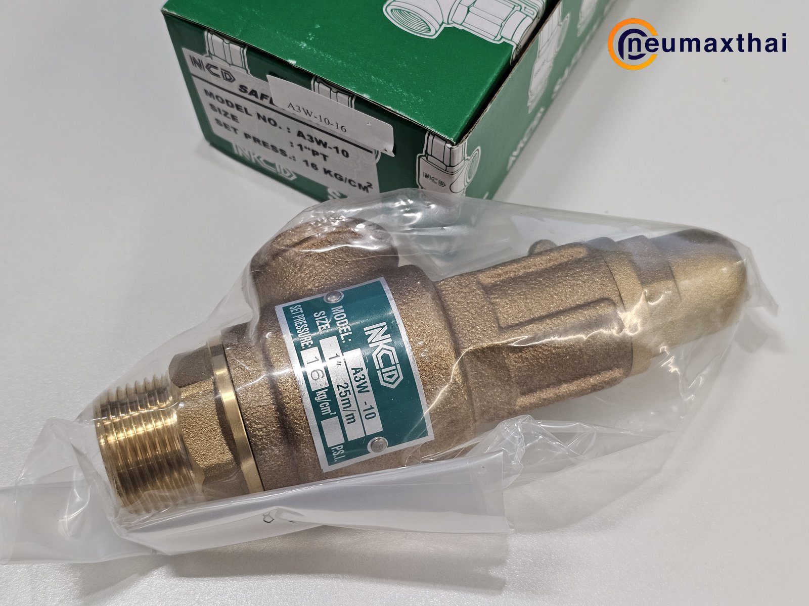 A3W-10-16 SAFETY RELIEF VALVE 1", 16Kgf/cm2 , ไม่มีด้าม , "NCD"