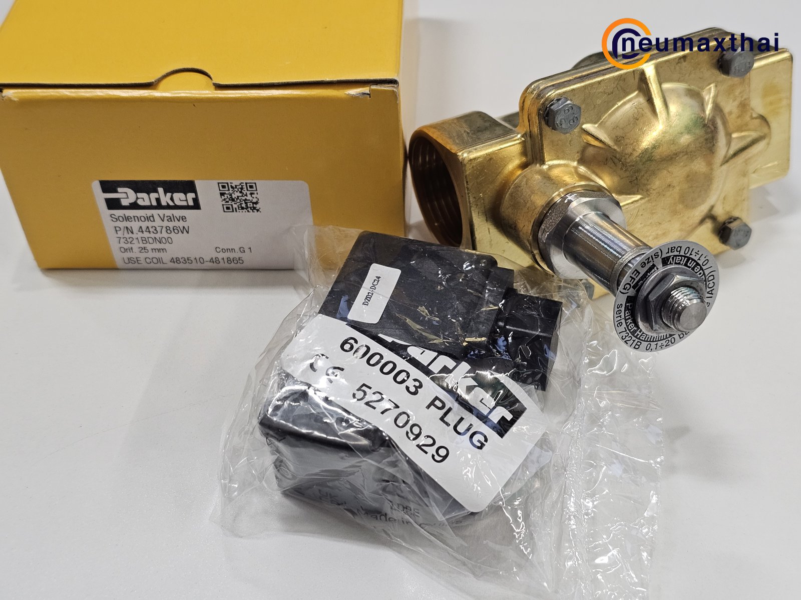 P-VE7321BDN00-5 2/2 SOLENOID VALVE 1" , TYPE : NC ,DC24 "PARKER"
