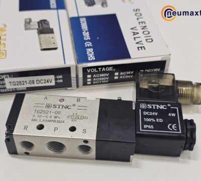 ส่ง TG2521-08-DC24 5/2 SOLENOID VALVE 1/4″, DC24V , “STNC”