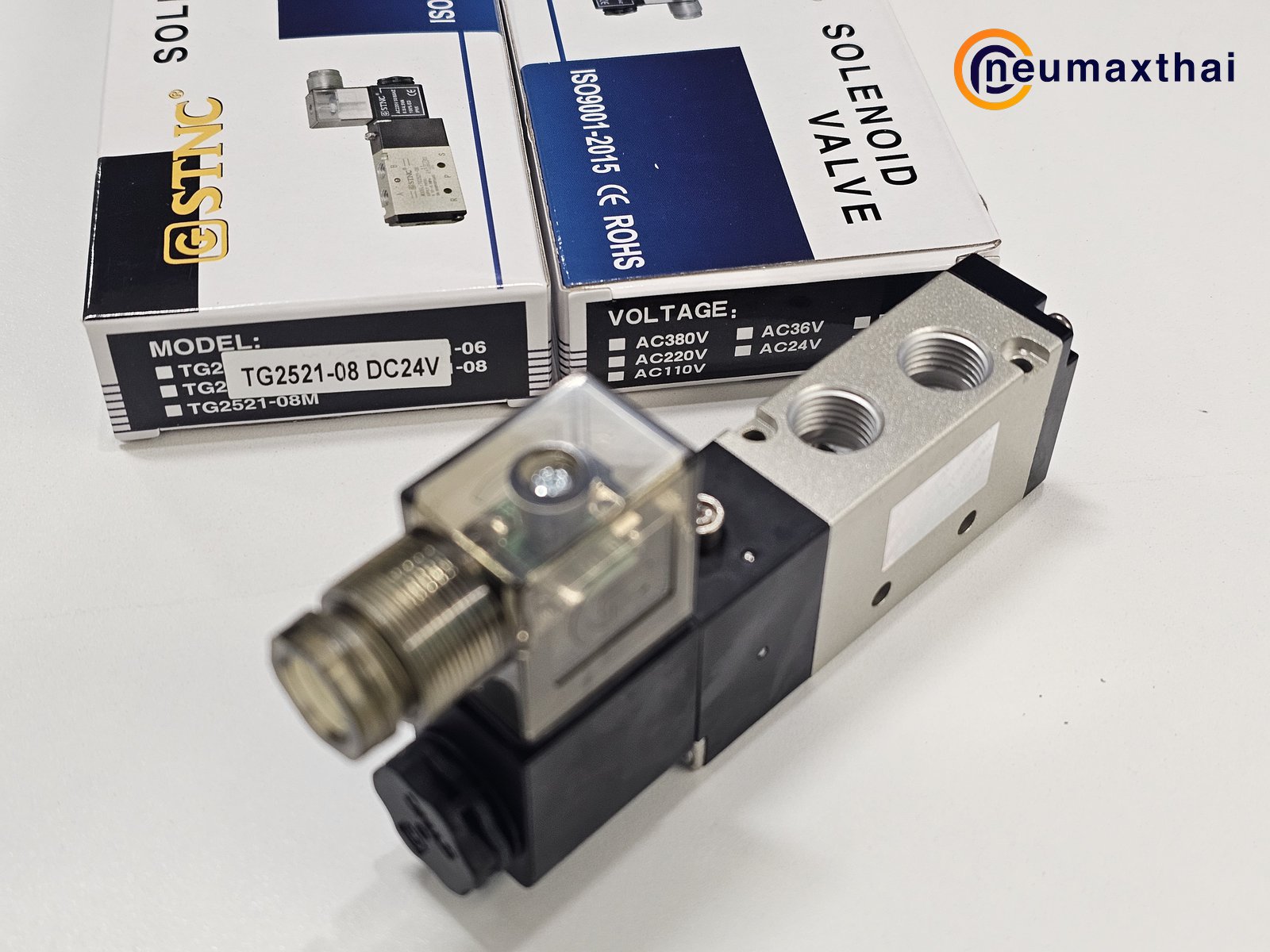 TG2521-08-DC24 5/2 SOLENOID VALVE 1/4", DC24V , "STNC"