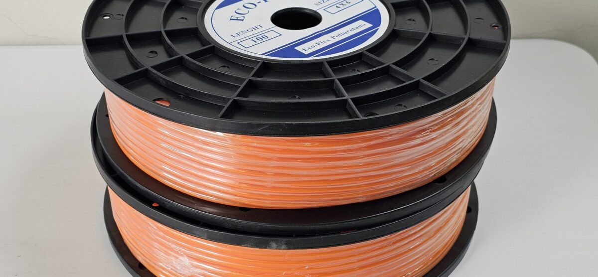 ส่ง PU06X40O PU TUBE 6X4MM  ,ORANGE “ECO-FLEX”