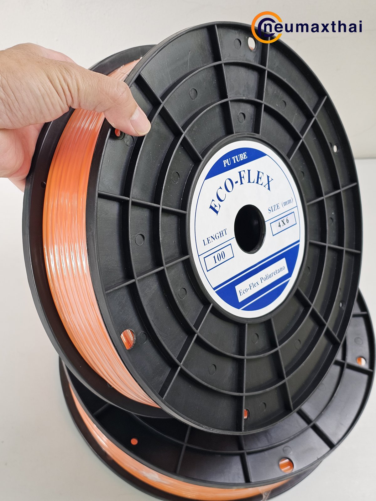 PU06X40O PU TUBE 6X4MM  ,ORANGE "ECO-FLEX"