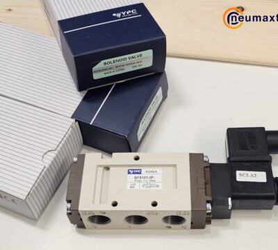 ส่ง SF5101-IP-SC2-CN2-A2 5/2 SOLENOID VALVE 3/8″ , AC220V, “YPC”
