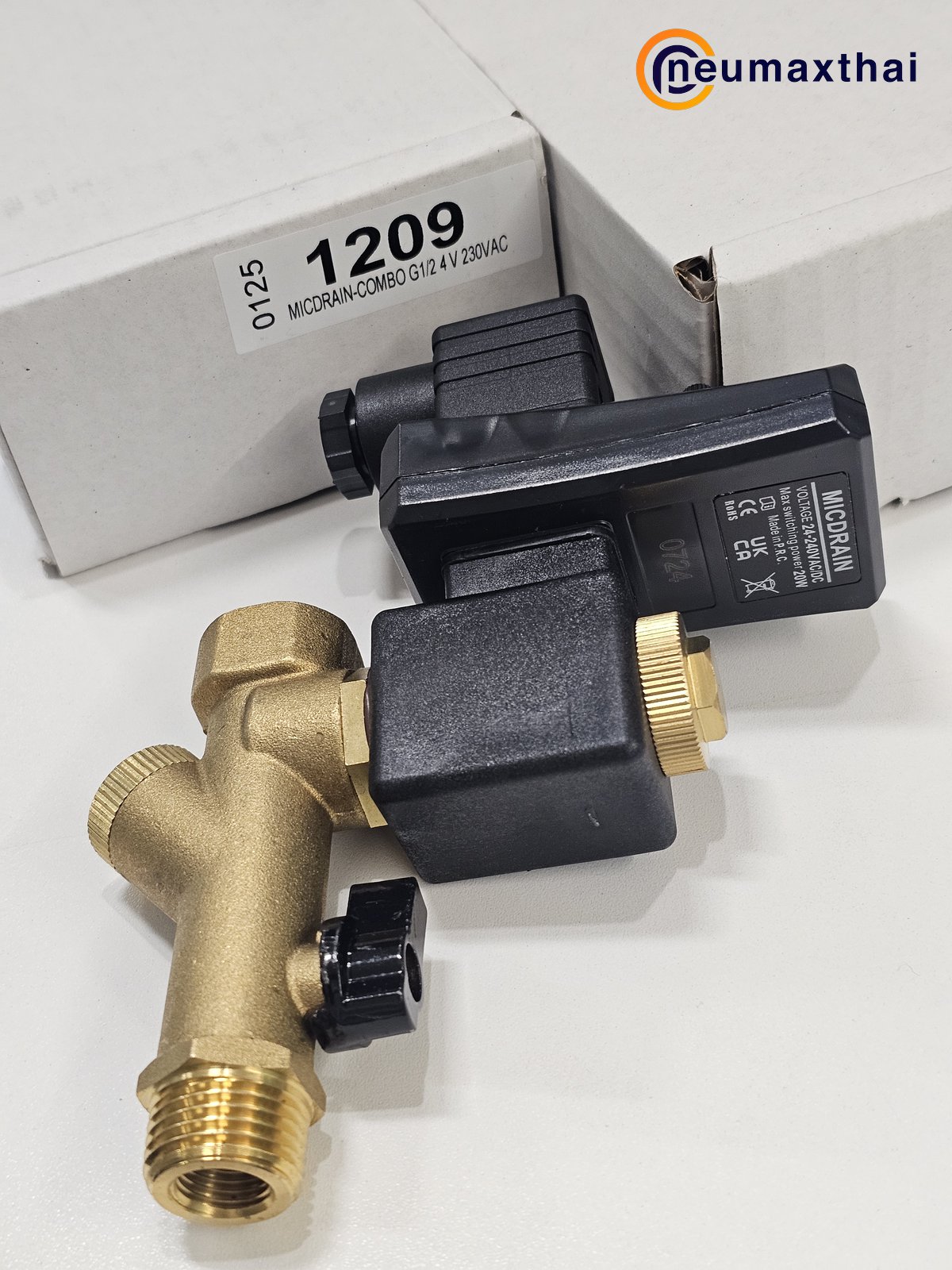 EZ1-MIC-1/2-AC220V TIMER DRAIN 1/2" (BLACK), AC220V "JORC"
