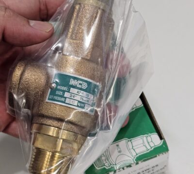 ส่ง A3W-06-16 SAFETY RELIEF VALVE 3/4″ , 16Kgf/cm2 ,ไม่มีด้าม , “NCD”