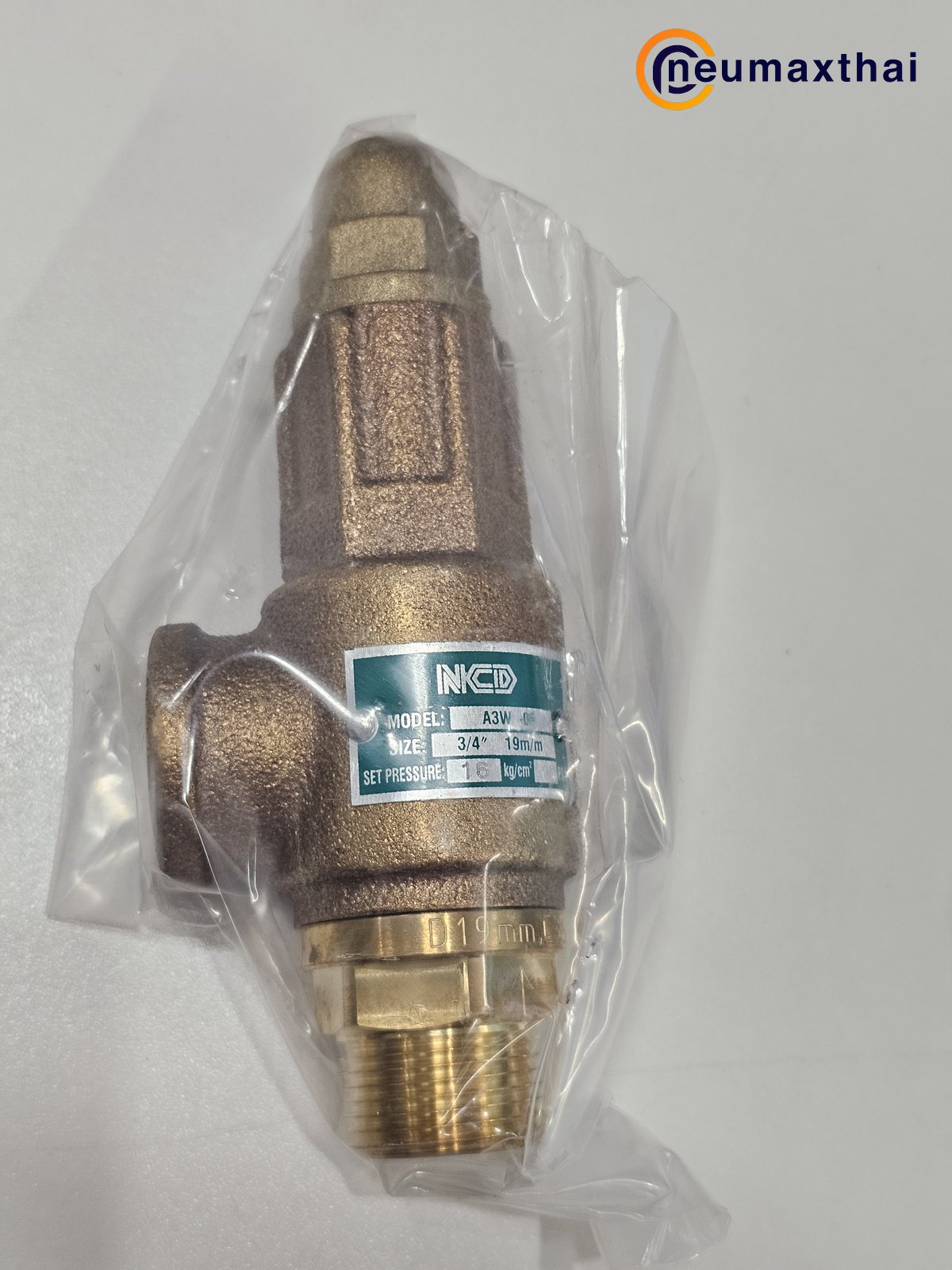 A3W-06-16 SAFETY RELIEF VALVE 3/4" , 16Kgf/cm2 ,ไม่มีด้าม , "NCD"