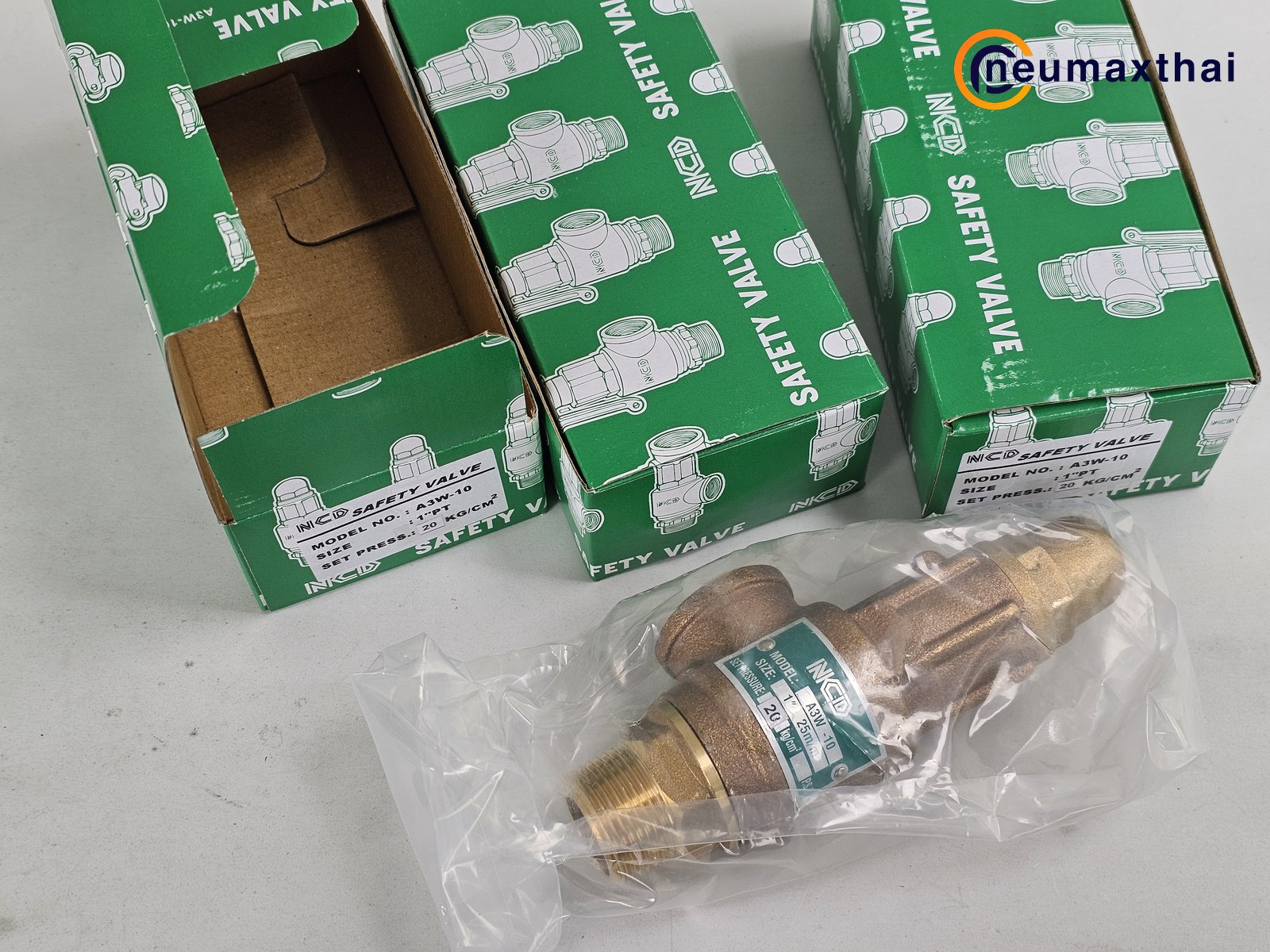 A3W-10-20 SAFETY RELIEF VALVE 1" , 20Kgf/cm2 ,ไม่มีด้าม , "NCD"
