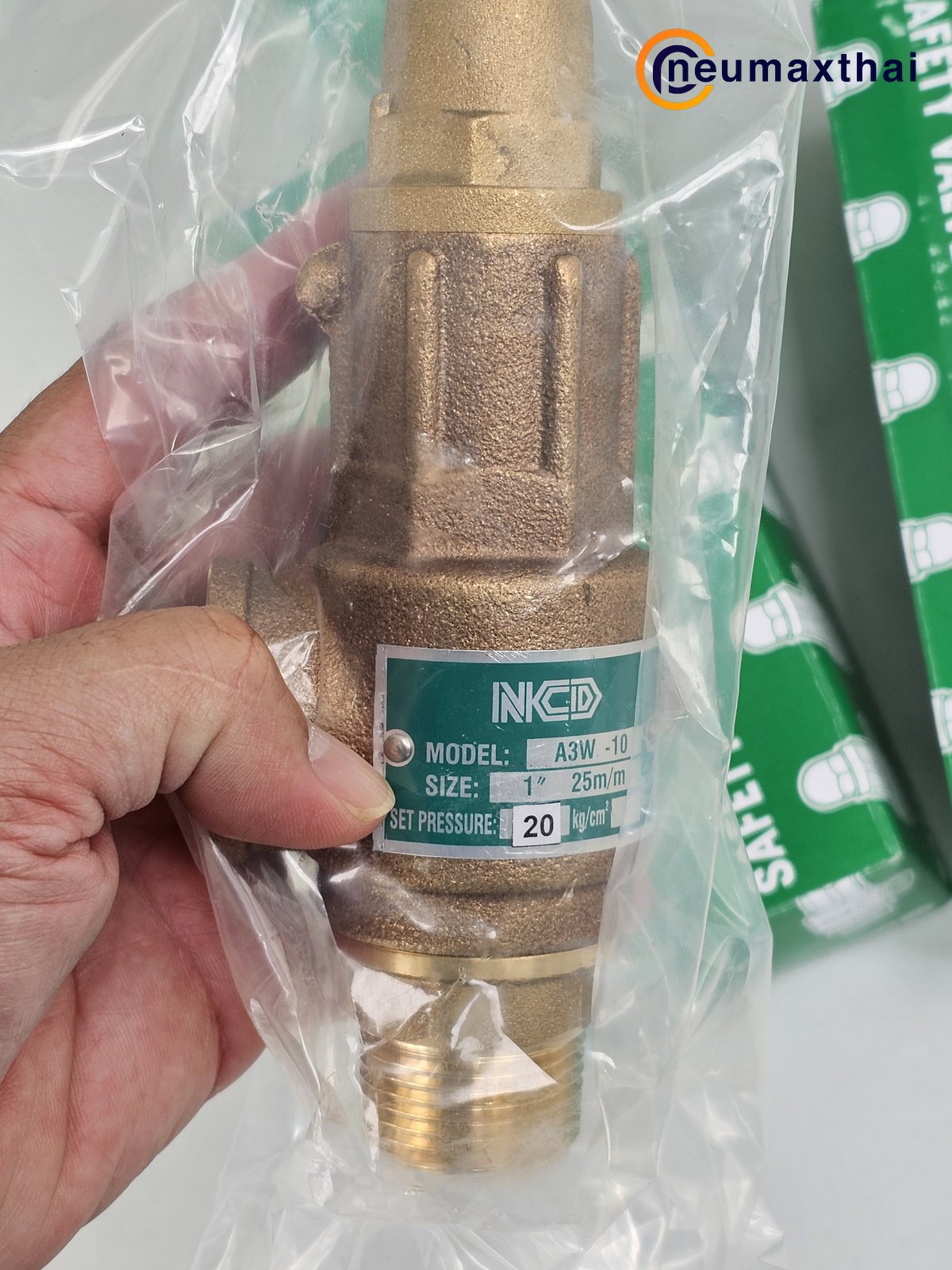 A3W-10-20 SAFETY RELIEF VALVE 1" , 20Kgf/cm2 ,ไม่มีด้าม , "NCD"