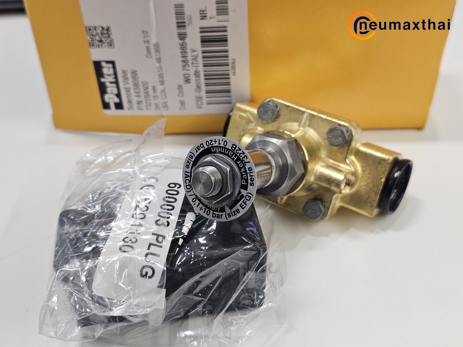 P-VE7322BAN00-4 2/2 SOLENOID VALVE 1/2" , TYPE : NO ,AC24 "PARKER"