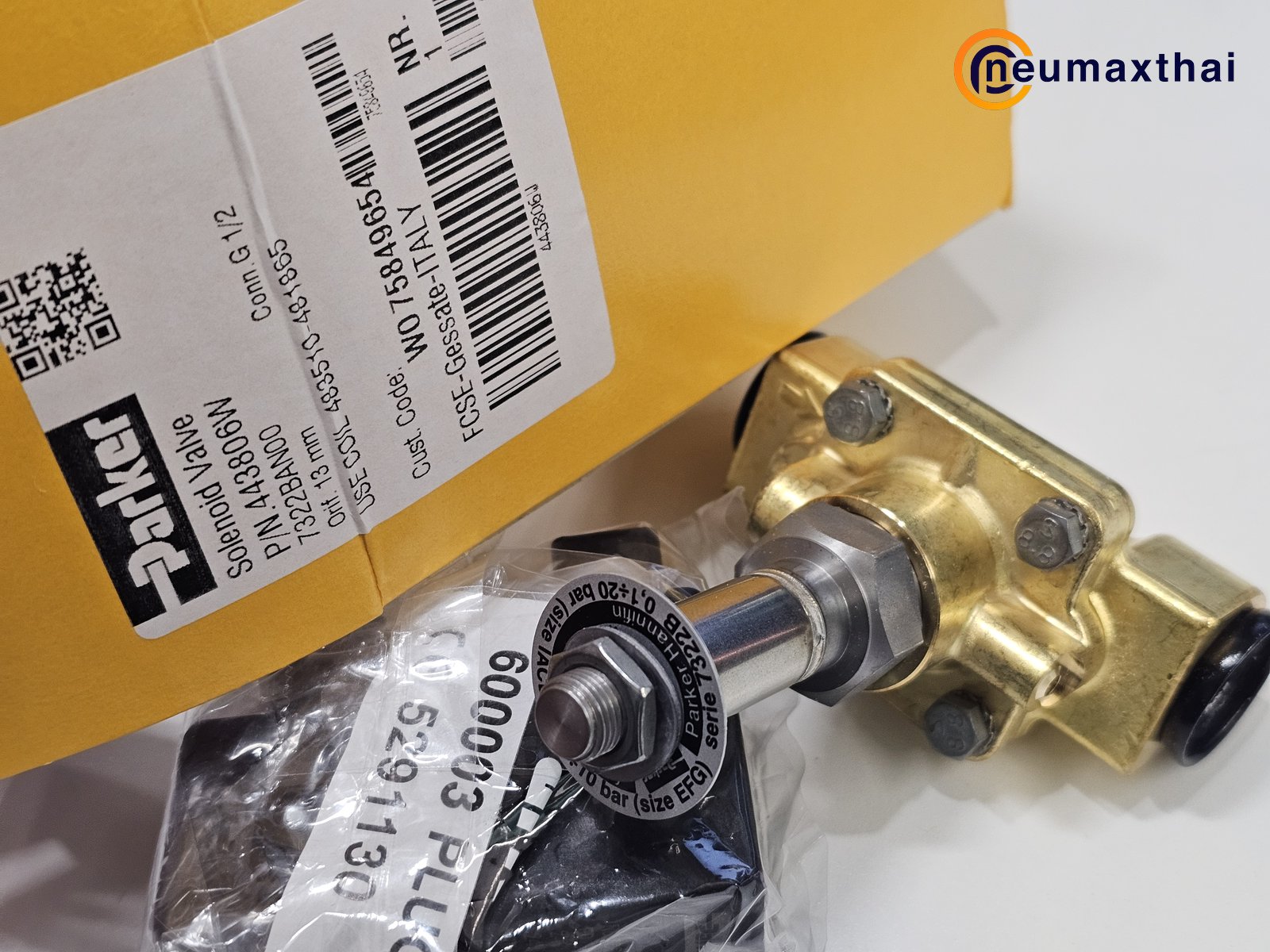 P-VE7322BAN00-4 2/2 SOLENOID VALVE 1/2" , TYPE : NO ,AC24 "PARKER"