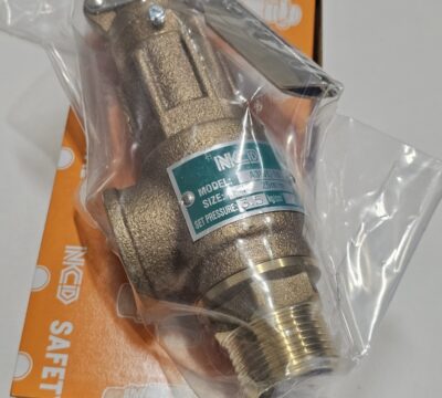 ส่ง A3WL-10-3.5 SAFETY VALVE 1″ , 3.5Kgf/cm2, มีด้าม ,”NCD”