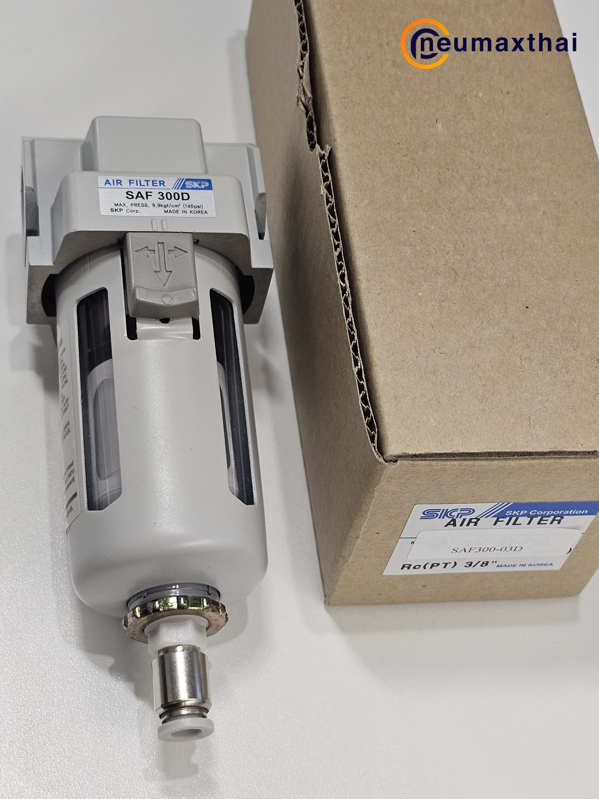 SAF300-03D FILTER 3/8" AUTO DRAIN  "SKP"