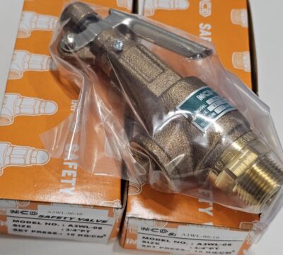 ส่ง A3WL-06-10 SAFETY VALVE 3/4″ ,10Kgf/cm2, มีด้าม ,”NCD”
