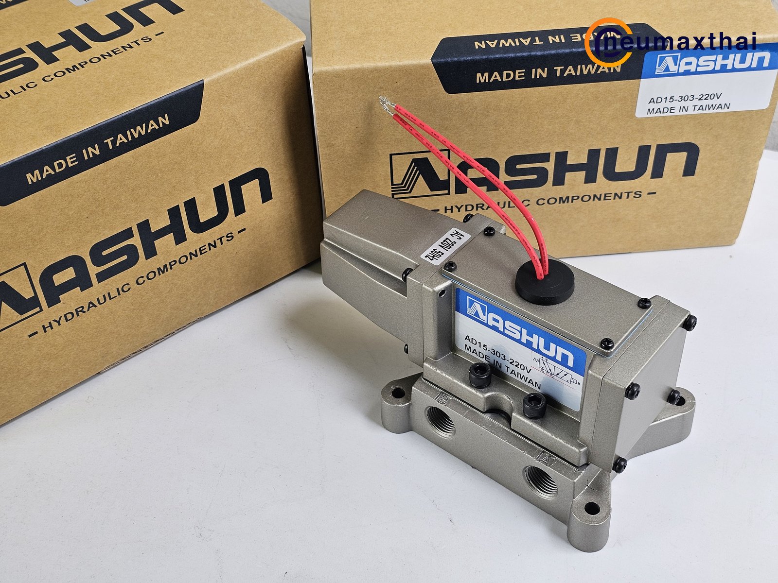 AD15-303-AC220V SOLENOID VALVE 3/8", 220VAC  "ASHUN"