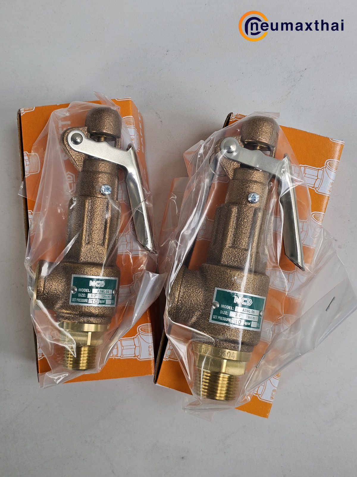 A3W-06-10 SAFETY RELIEF VALVE 3/4" , 10Kgf/cm2 ,ไม่มีด้าม , "NCD"
