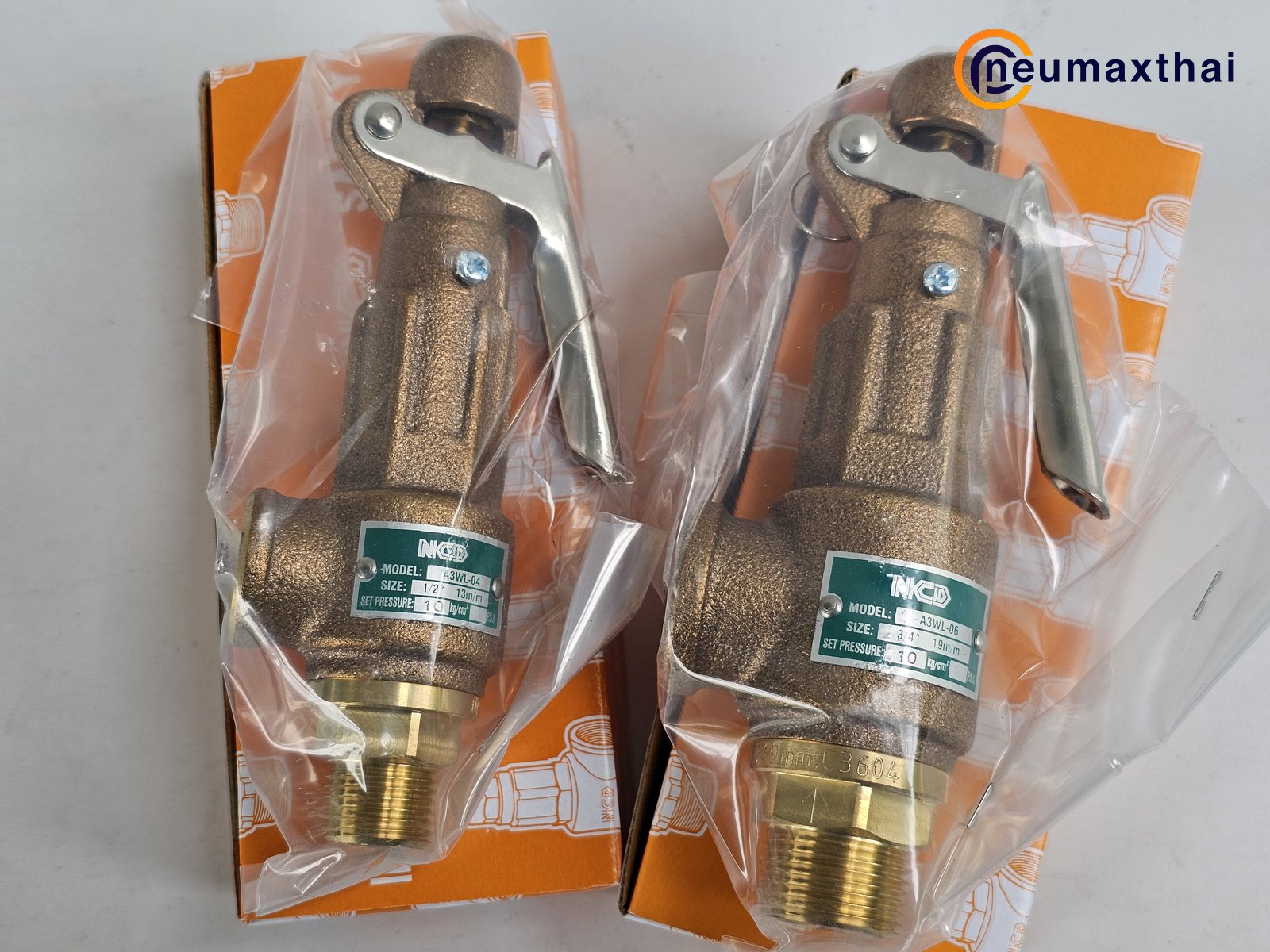 A3W-06-10 SAFETY RELIEF VALVE 3/4" , 10Kgf/cm2 ,ไม่มีด้าม , "NCD"